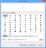 bullet image creator