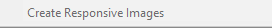 8. Create Responsive Images