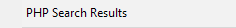 15. Php Search Results