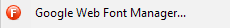 12. Google Web Font Manager