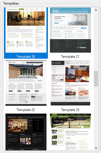 4. Templates Pane