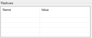 13. List of flash variables