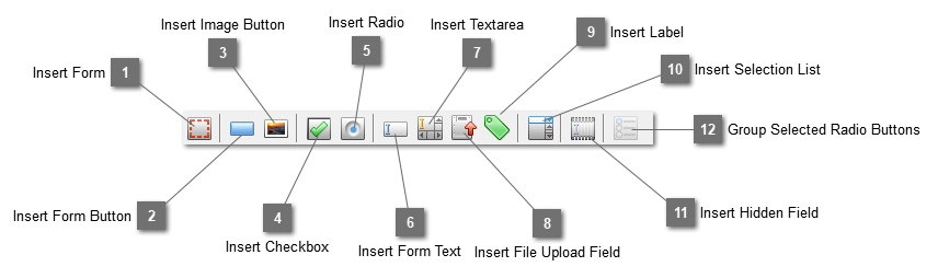 Form  toolbar