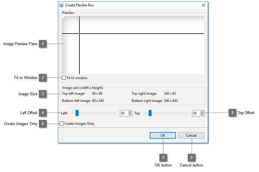 Create Flexible Box Dialog