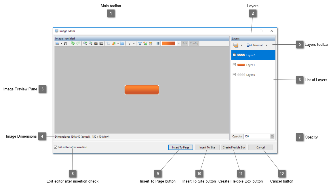 Image Editor Dialog