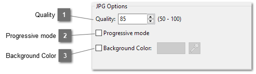Insert Image JPG Options