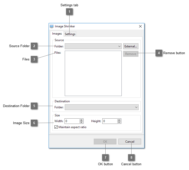 Image Shrinker Dialog