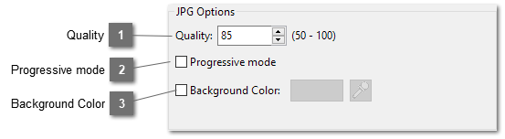 Insert Flexible Box JPG Options