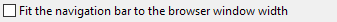 5. Fit the navigation bar to the browser window width