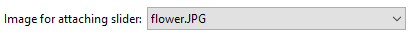 1. Image for attaching slider