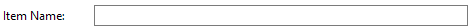 5. Item Name