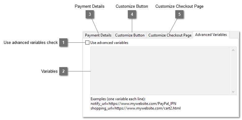 PayPal Donation Button Advanced Variables