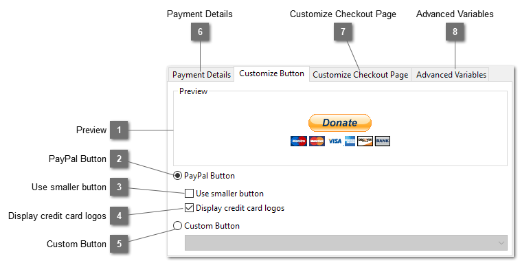 Customize Donation Button