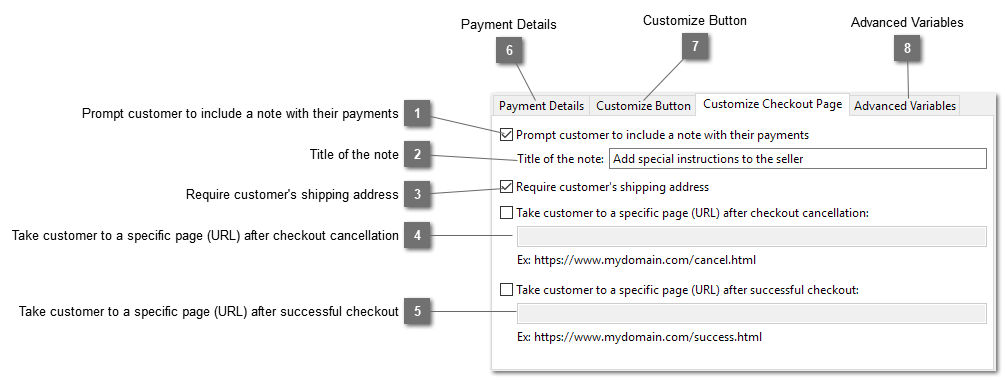 Customize PayPal Donation Button Checkout Page