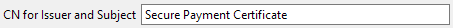 1. Common Name and Subject