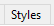 13. Styles tab