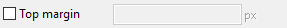 6. Top margin