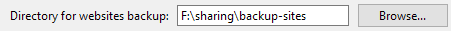 1. Backup File Directory