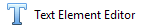5. Text Element Editor