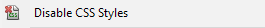 9. Disable CSS Styles