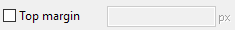 5. Top margin