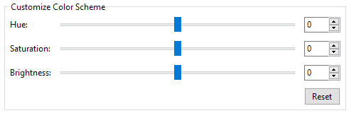 2. Customize Color Scheme