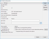 FTP, SFTP and FTPS Publisher