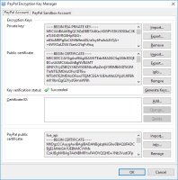 PayPal Encryption Key Manager